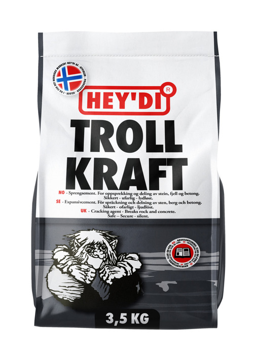 Hey'di Trollkraft sprengsement 3,5 kg